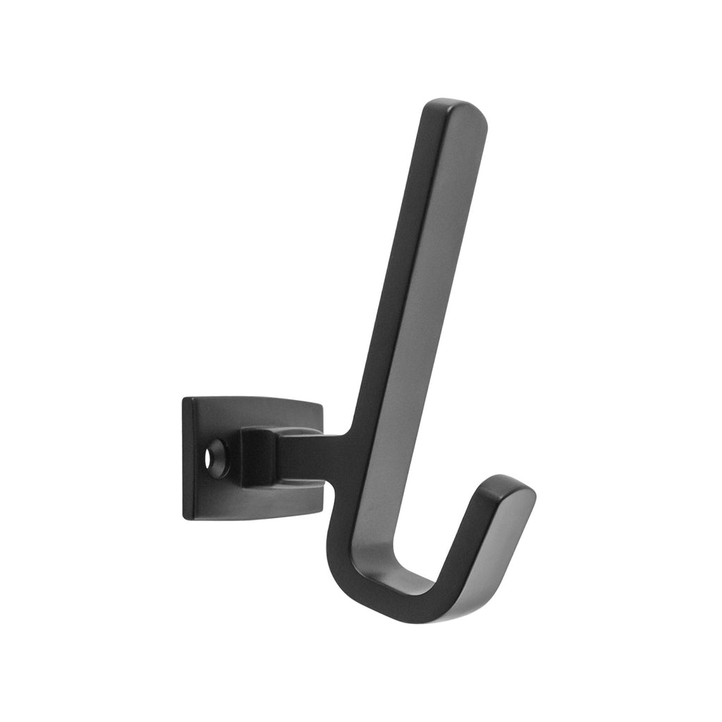 Brighton Hook 1-1/2 Inch Center to Center Matte Black Finish