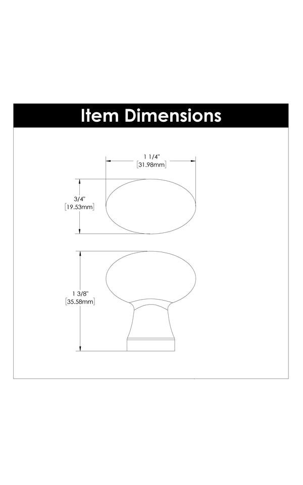 Crystal Palace Knob 1-1/4 Inch x 3/4 Inch Glass with Satin Nickel