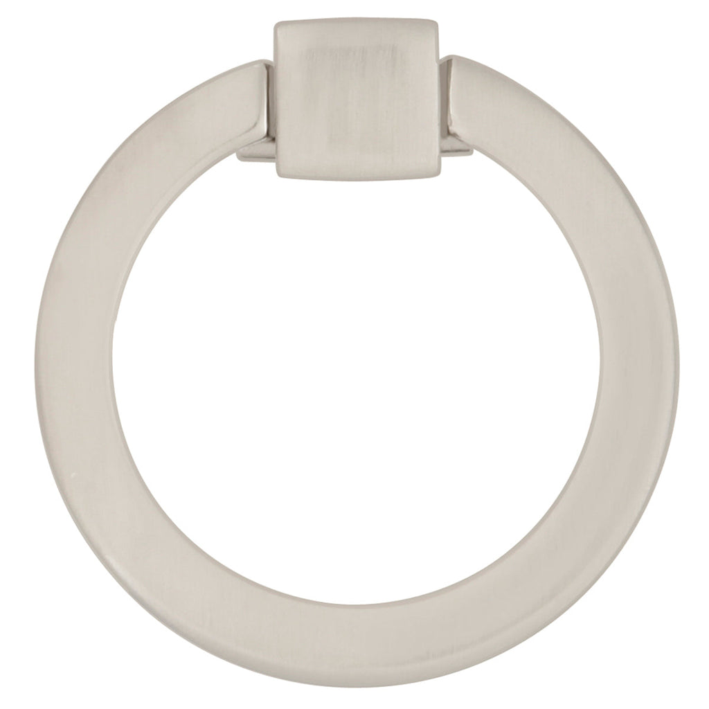 Camarilla Ring Pull 2-1/8 Inch X 2 Inch Satin Nickel Finish