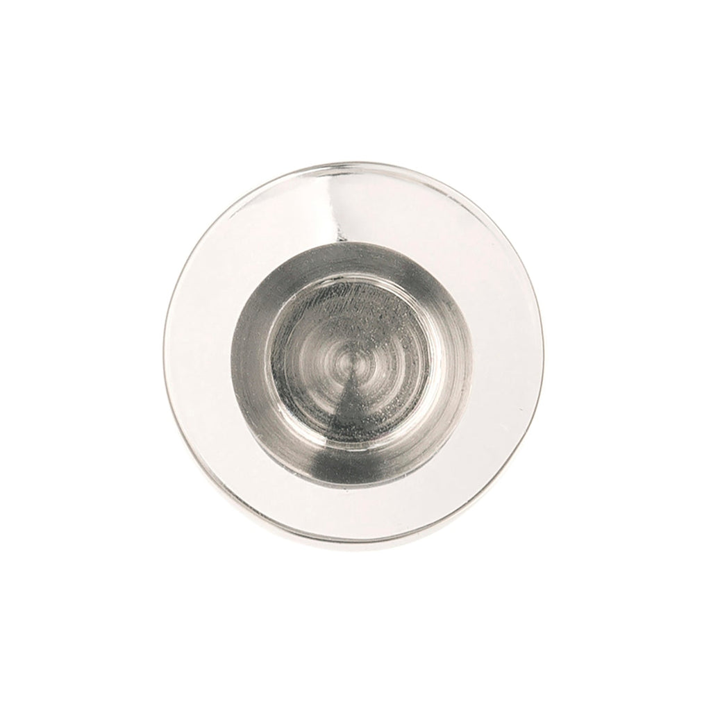 Midway Knob 1-1/4 Inch Diameter Crysacrylic with Satin Nickel Finish