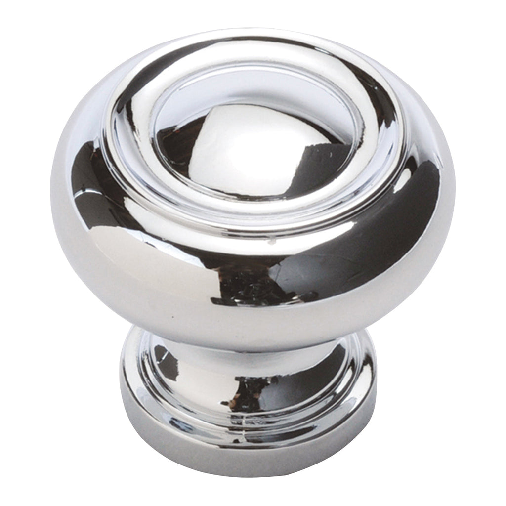 Cottage Knob 1-1/4 Inch Diameter Chrome Finish