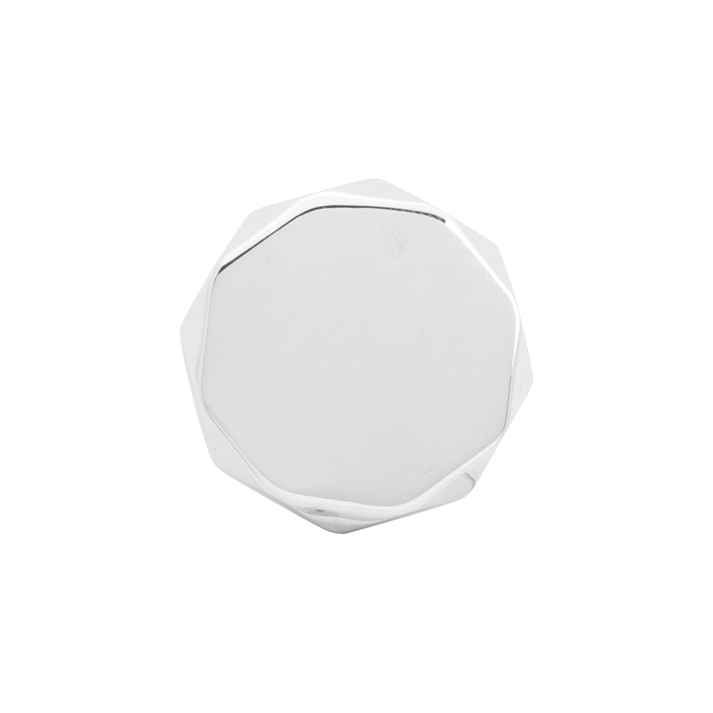 Karat Knob 1-1/4 Inch Diameter Chrome Finish