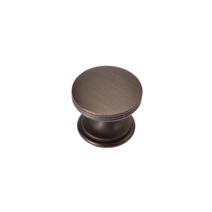 American Diner Knob 1-3/8 Inch Diameter Vintage Bronze