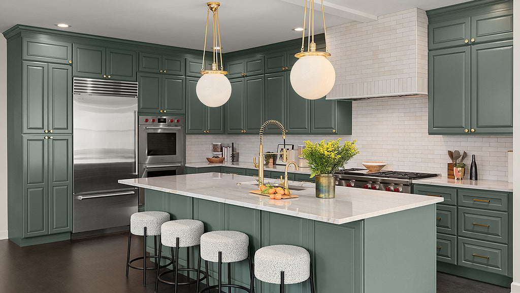 Green Kitchen Cabinets: 2025’s Boldest Trend | 901 Remodeling