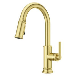 Colfax 1-Handle Pull Down Kitchen Faucet Brushed Gold