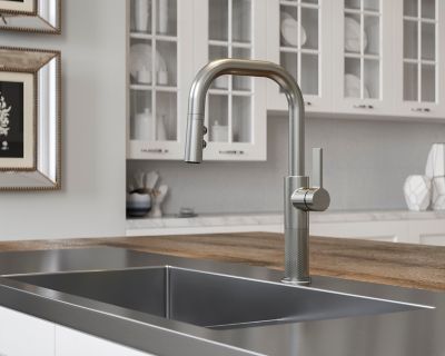Pfister Montay 1-Handle Pull-Down Kitchen Faucet Stainless Steel