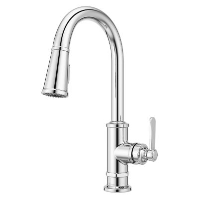 Port Haven 1-Handle Pull Down Kitchen Polished Chrome