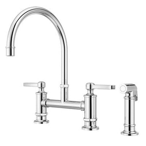 Port Haven 2-Handle Kitchen Faucet Polished Chrome
