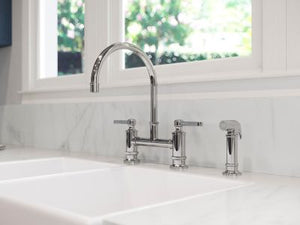 Port Haven 2-Handle Kitchen Faucet Polished Chrome