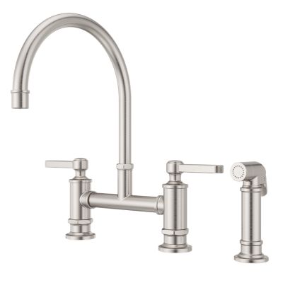 Port Haven 2-Handle Kitchen Faucet Stainless Steel