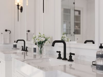 Winter Park 2-Handle 8" Widespread Bath Faucet Matte Black