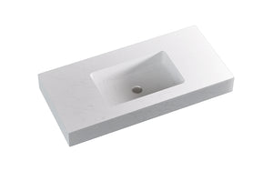Corsica Gold Rio Blanco Floating Vanity