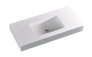 Corsica Gold Rio Blanco Floating Vanity