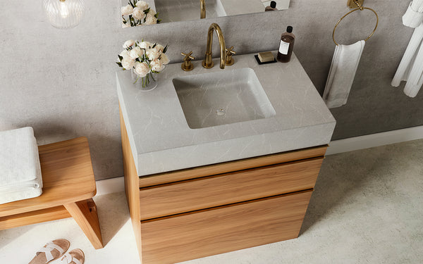 Corsica Gold Sentinel Floating Vanity