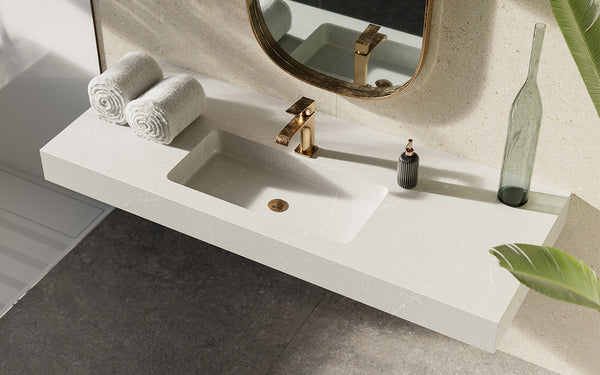 Corsica Gold Sentinel Floating Vanity