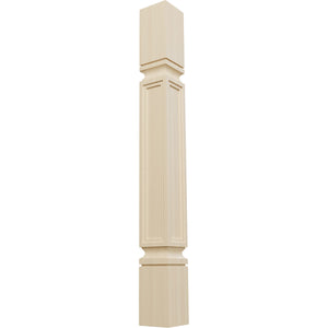 Winchester Raised Panel Cabinet Column 3 3/4'' x 34 1/2'' Wood