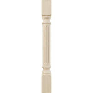 Harrison Fluted Cabinet Column 3 3/4'' x 34 1/2'' Wood