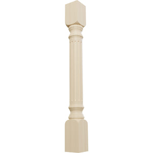 Harrison Fluted Cabinet Column 3 3/4'' x 34 1/2'' Wood
