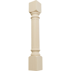 Harrison Fluted Cabinet Column 5'' x 34 1/2'' Wood