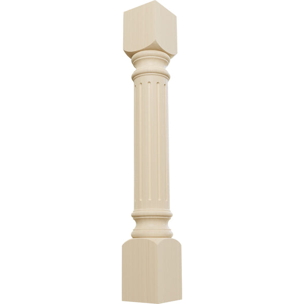 Harrison Fluted Cabinet Column 5'' x 34 1/2'' Wood