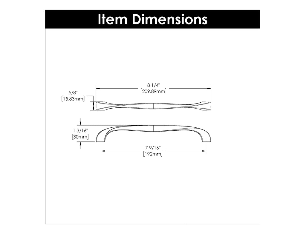 Twist Pull, 192mm C/C - CTG3026