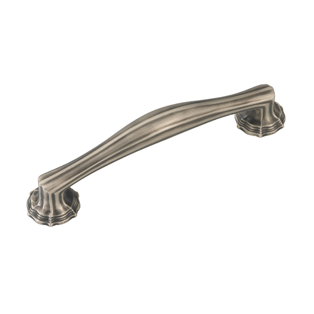 Verona Collection Pull 5-1/16 Inch (128mm) Center to Center Antique Pewter Nickel Finish