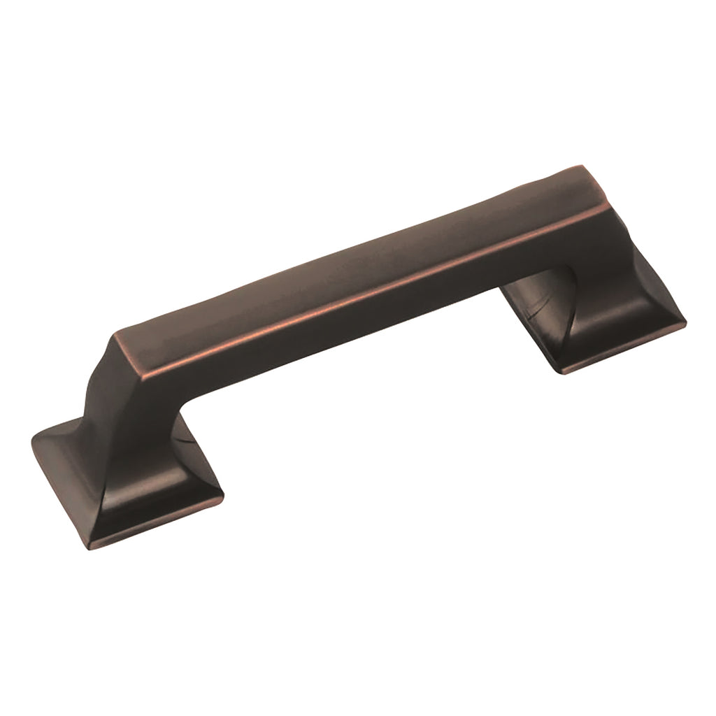 Studio II Collection Pull 3 Inch Center to Center Oil-Rubbed Bronze Highlighted Finish
