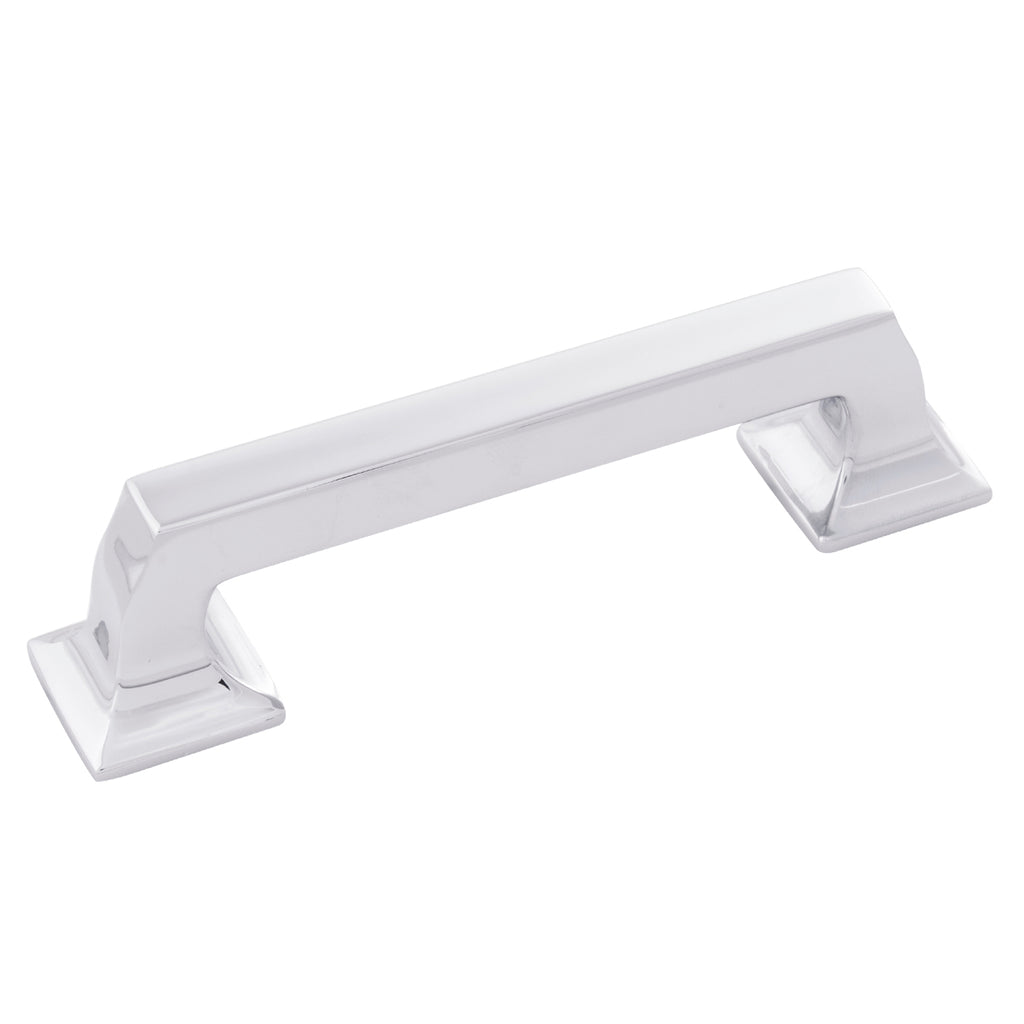 Studio II Collection Pull 3-3/4 Inch (96mm) Center to Center Chrome Finish