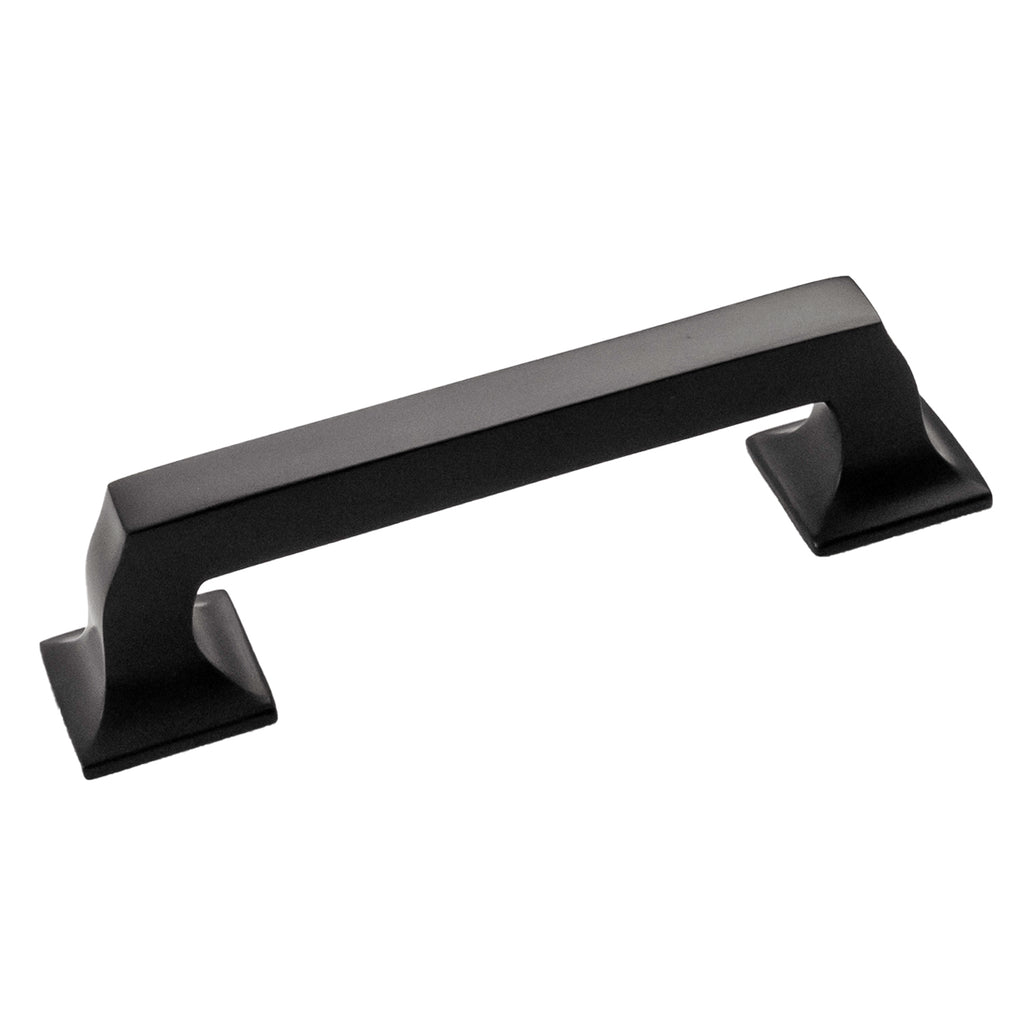 Studio II Collection Pull 3-3/4 Inch (96mm) Center to Center Matte Black Finish