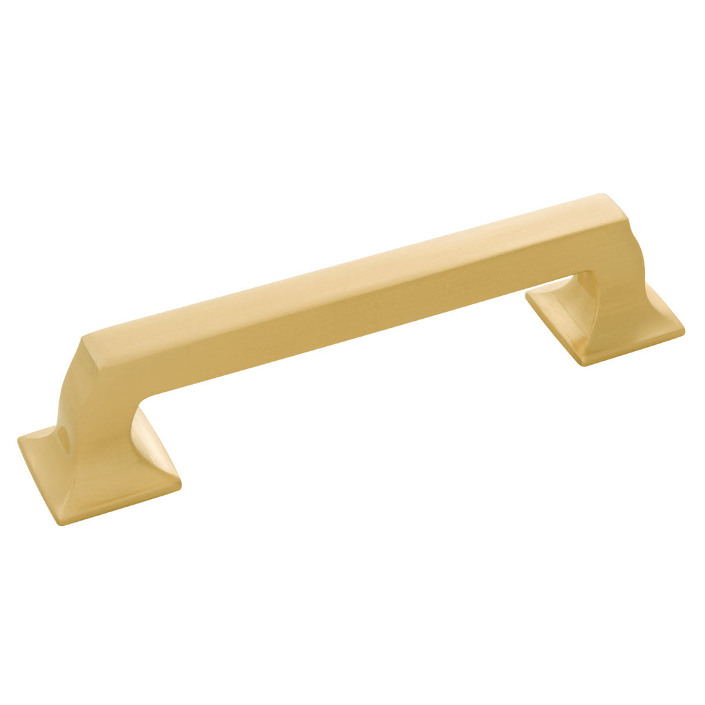 Studio II Collection Pull 5-1/16 Inch (128mm) Center to Center Satin Brass Finish