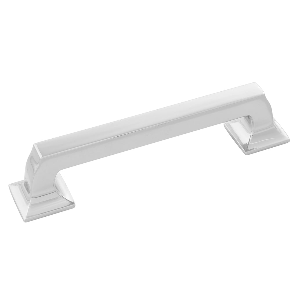 Studio II Collection Pull 5-1/16 Inch (128mm) Center to Center Polished Nickel Finish