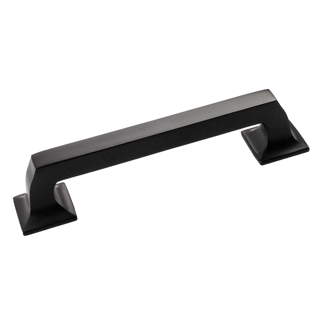Studio II Collection Pull 5-1/16 Inch (128mm) Center to Center Matte Black Finish