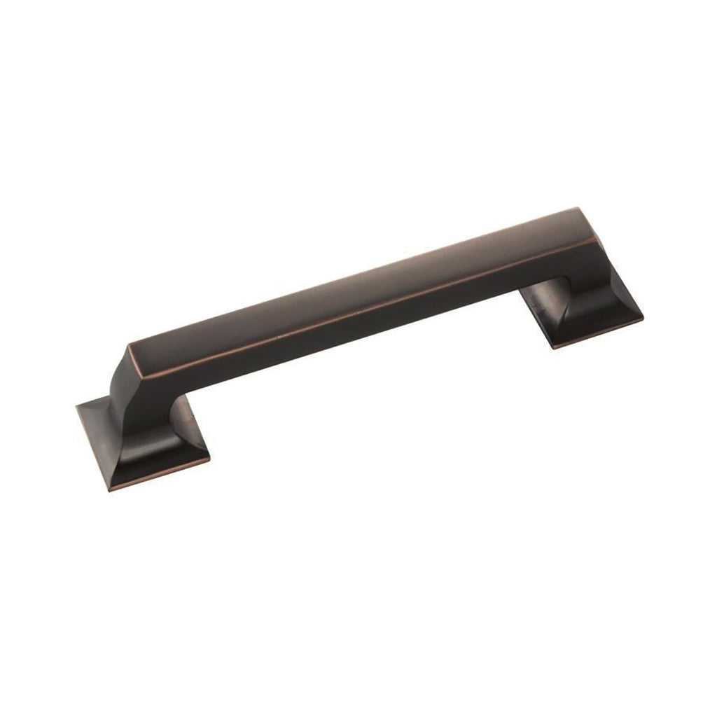 Studio II Collection Pull 5-1/16 Inch (128mm) Center to Center Oil-Rubbed Bronze Highlighted Finish