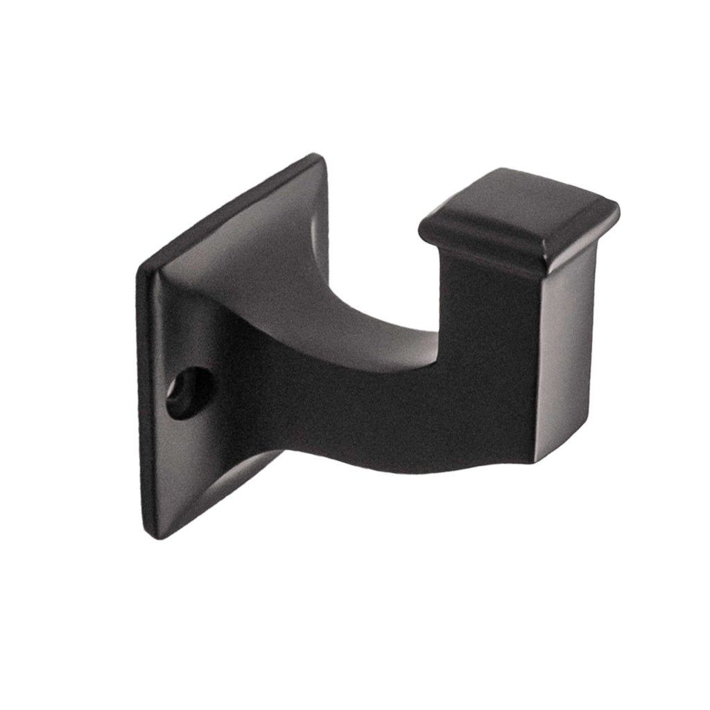 Studio II Collection Hook 1-1/8 Inch Center to Center Matte Black Finish