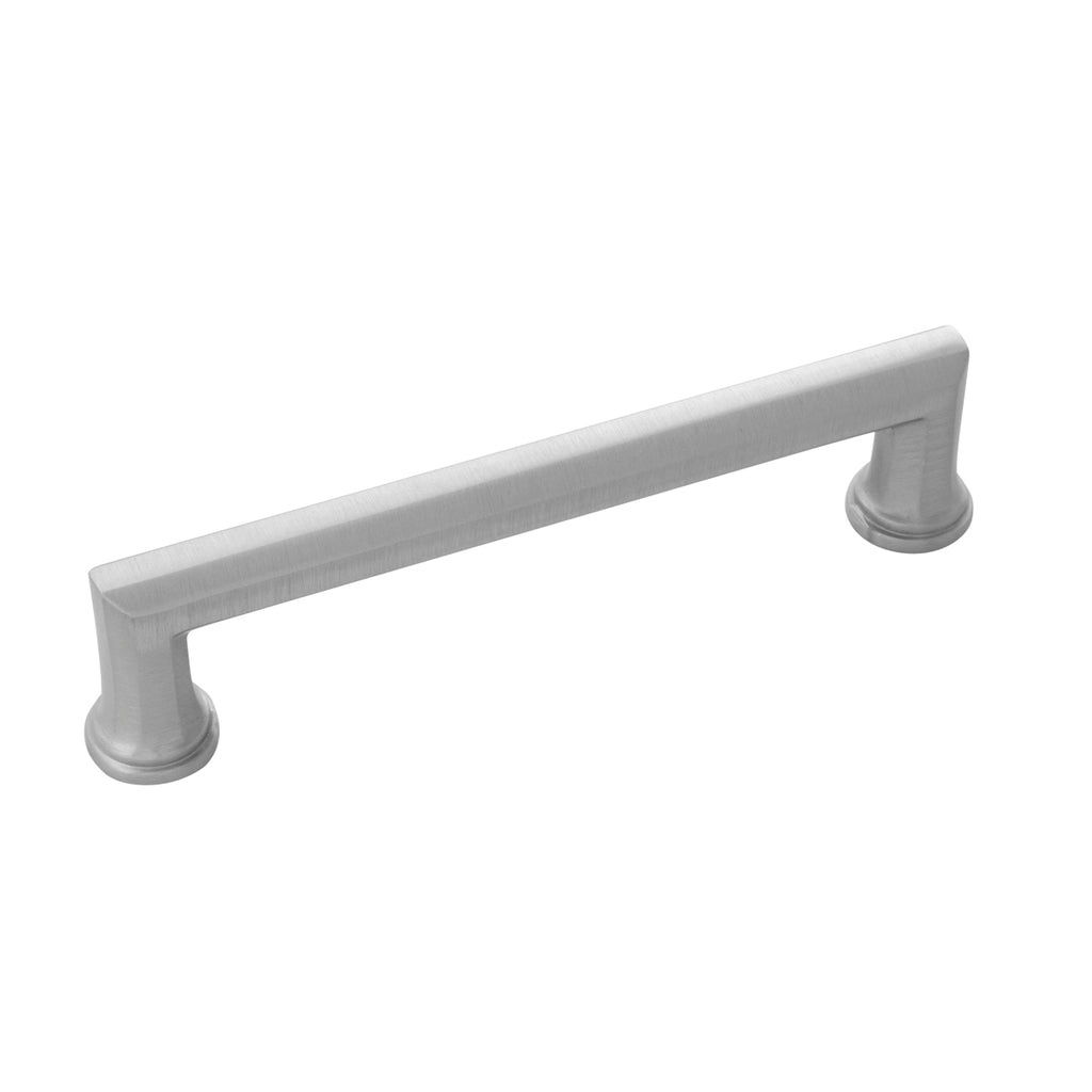 Facette Collection Pull 5-1/16 Inch (128mm) Center to Center Stainless Steel Finish