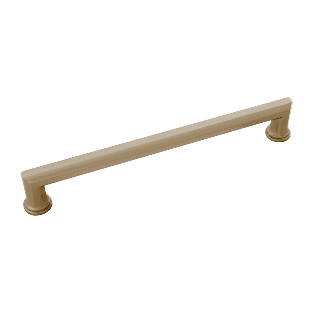 Facette Collection Pull 8-11/16 Inch (220mm) Champagne Bronze Finish