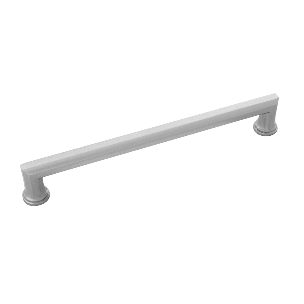 Facette Collection Pull 8-11/16 Inch (220mm) Center to Center Stainless Steel Finish