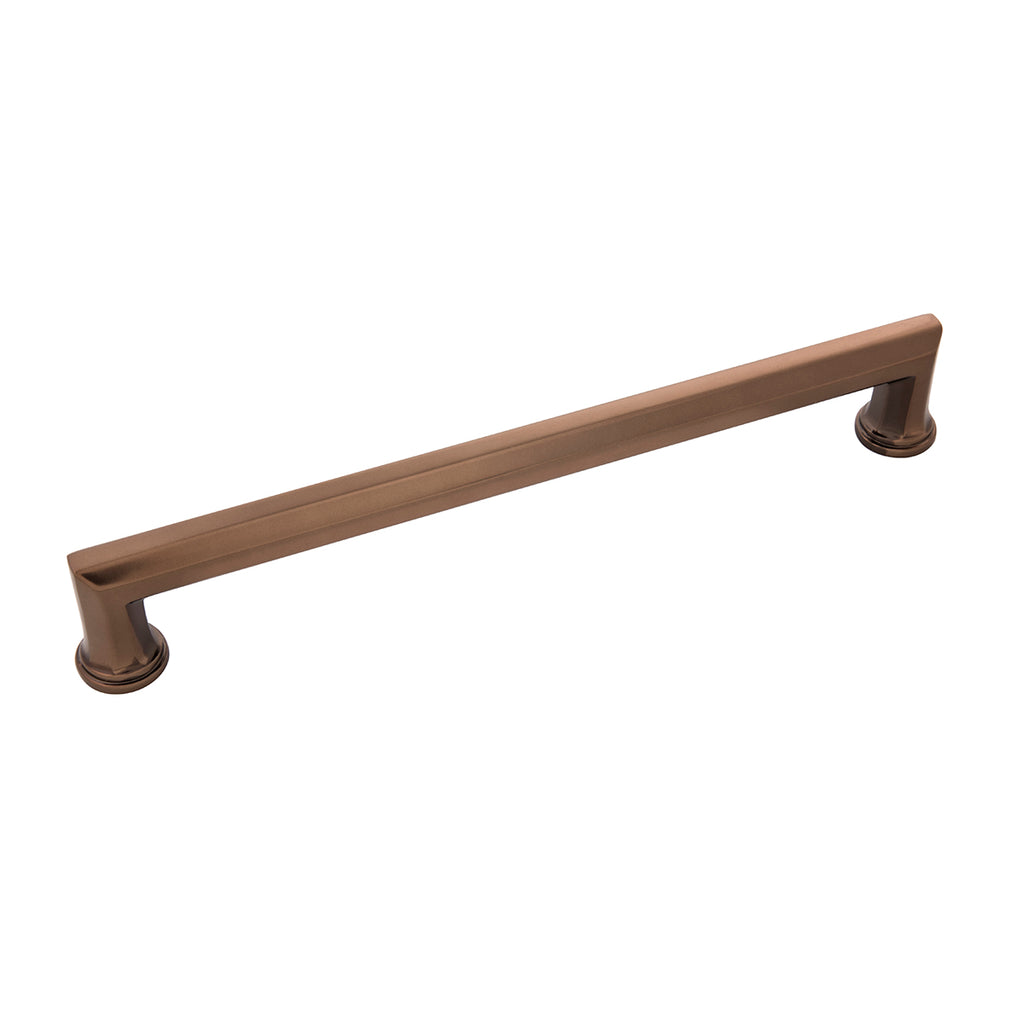 Facette Collection Pull 8-11/16 Inch (220mm) Center to Center Vintage Bronze Nickel Finish