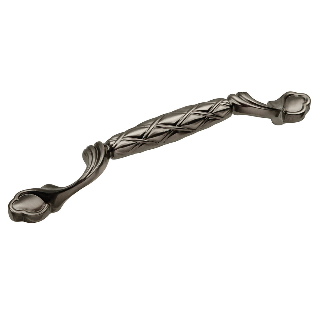 Tressé Collection Pull 8 Inch Center to Center Antique Nickel Finish