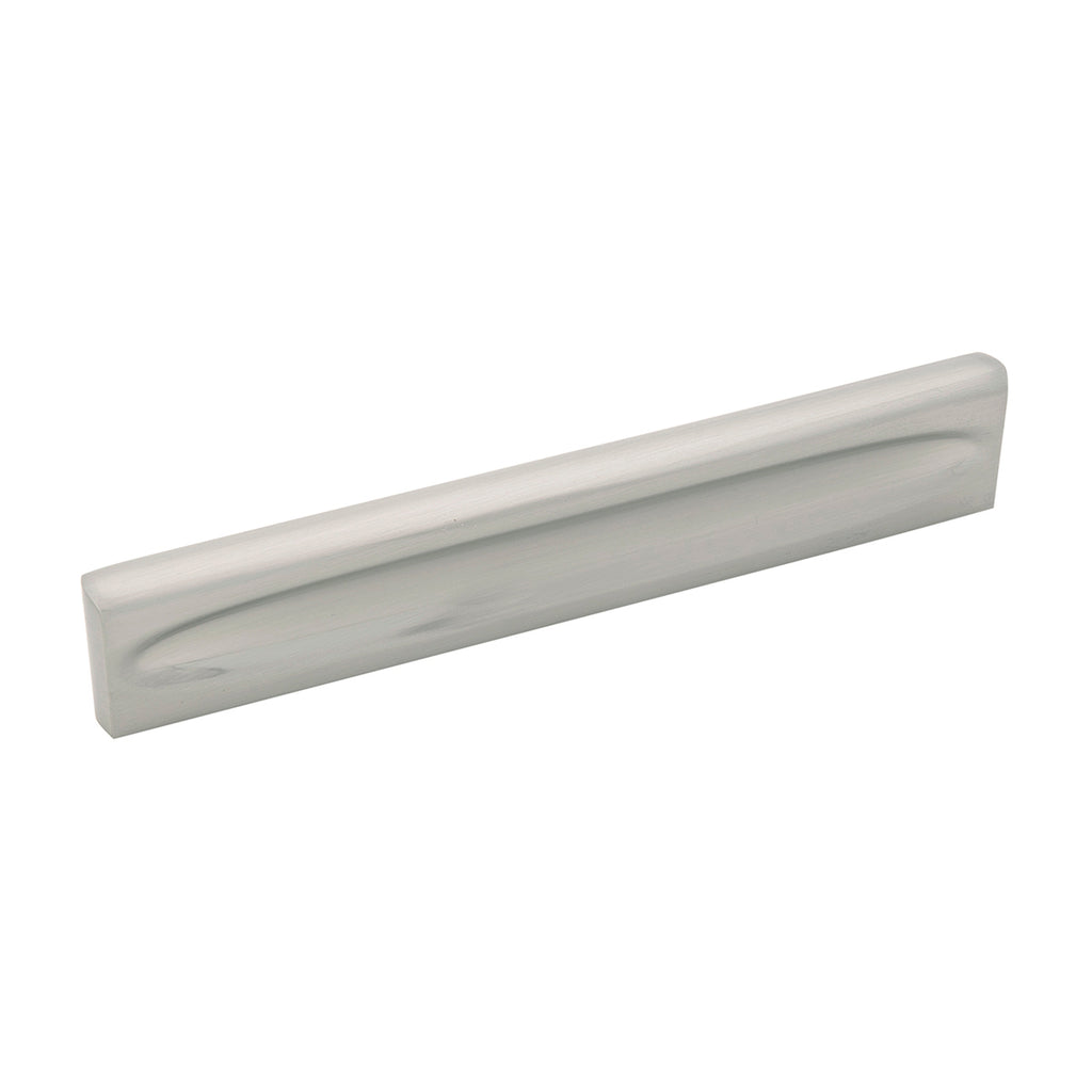 Ingot Collection Pull 5-1/16 Inch (128mm) Center to Center Satin Nickel Finish