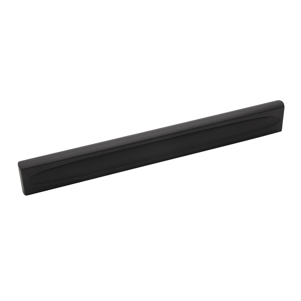 Ingot Collection Pull 7-9/16 Inch (192mm) Center to Center Matte Black Finish