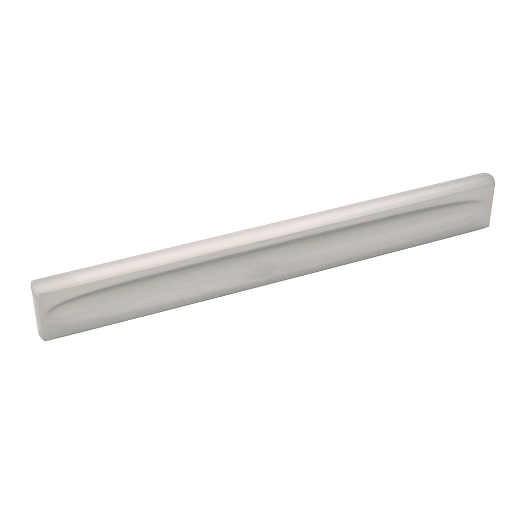 Ingot Collection Pull 7-9/16 Inch (192mm) Center to Center Satin Nickel Finish