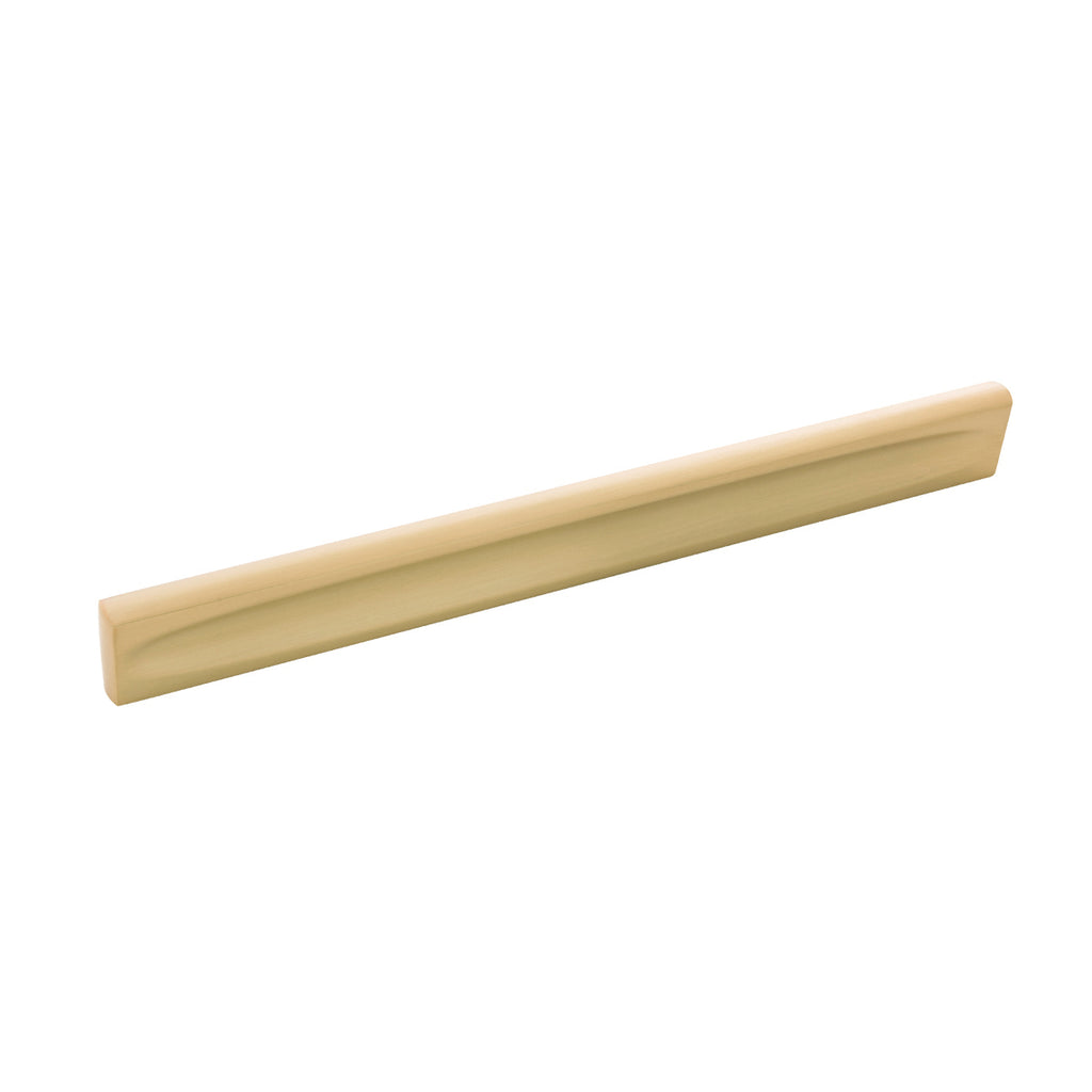 Ingot Collection Pull 8-13/16 Inch (224mm) Center to Center Brushed Golden Brass Finish