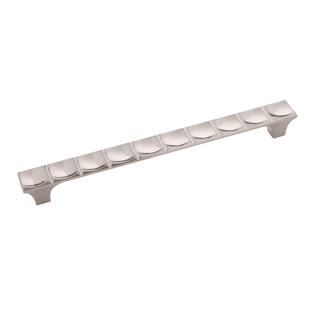Callisto Collection Pull 8-13/16 Inch (224mm) Center to Center Satin Nickel Finish
