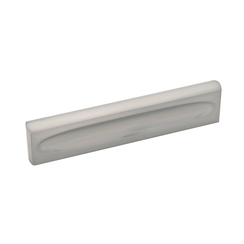 Ingot Collection Pull 3-3/4 Inch (96mm) Center to Center Satin Nickel Finish