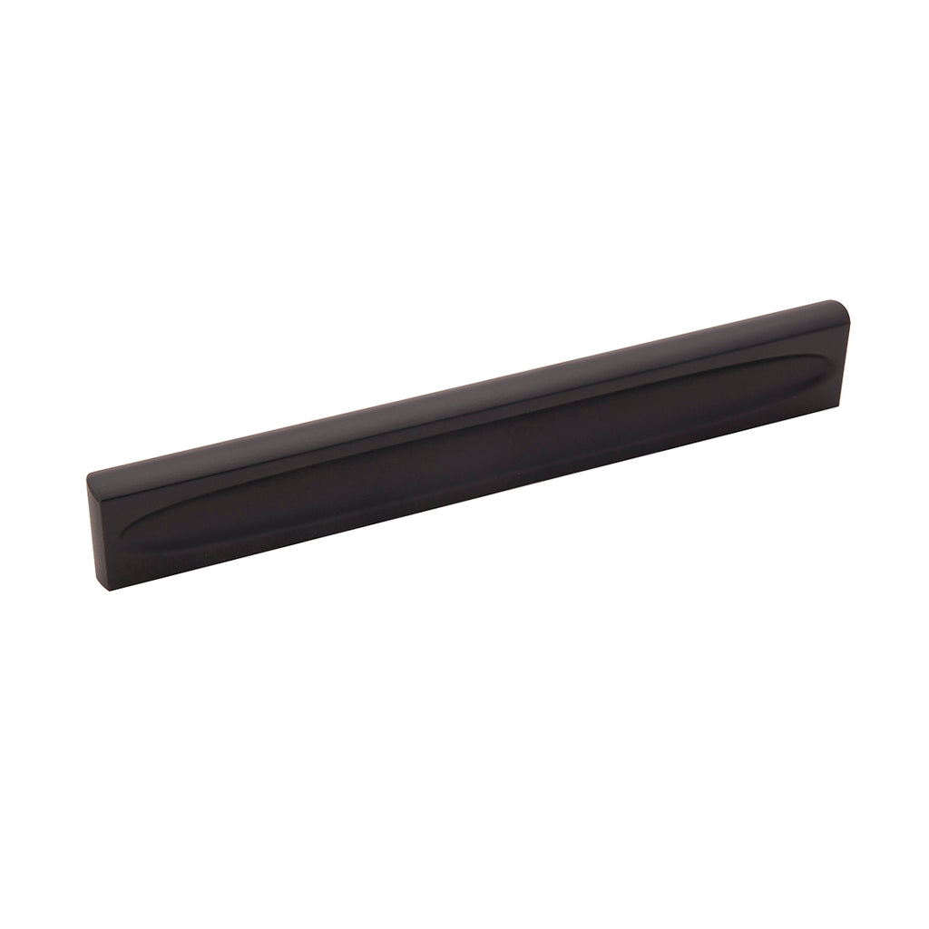 Ingot Collection Pull 6-5/16 Inch (160mm) Center to Center Matte Black Finish