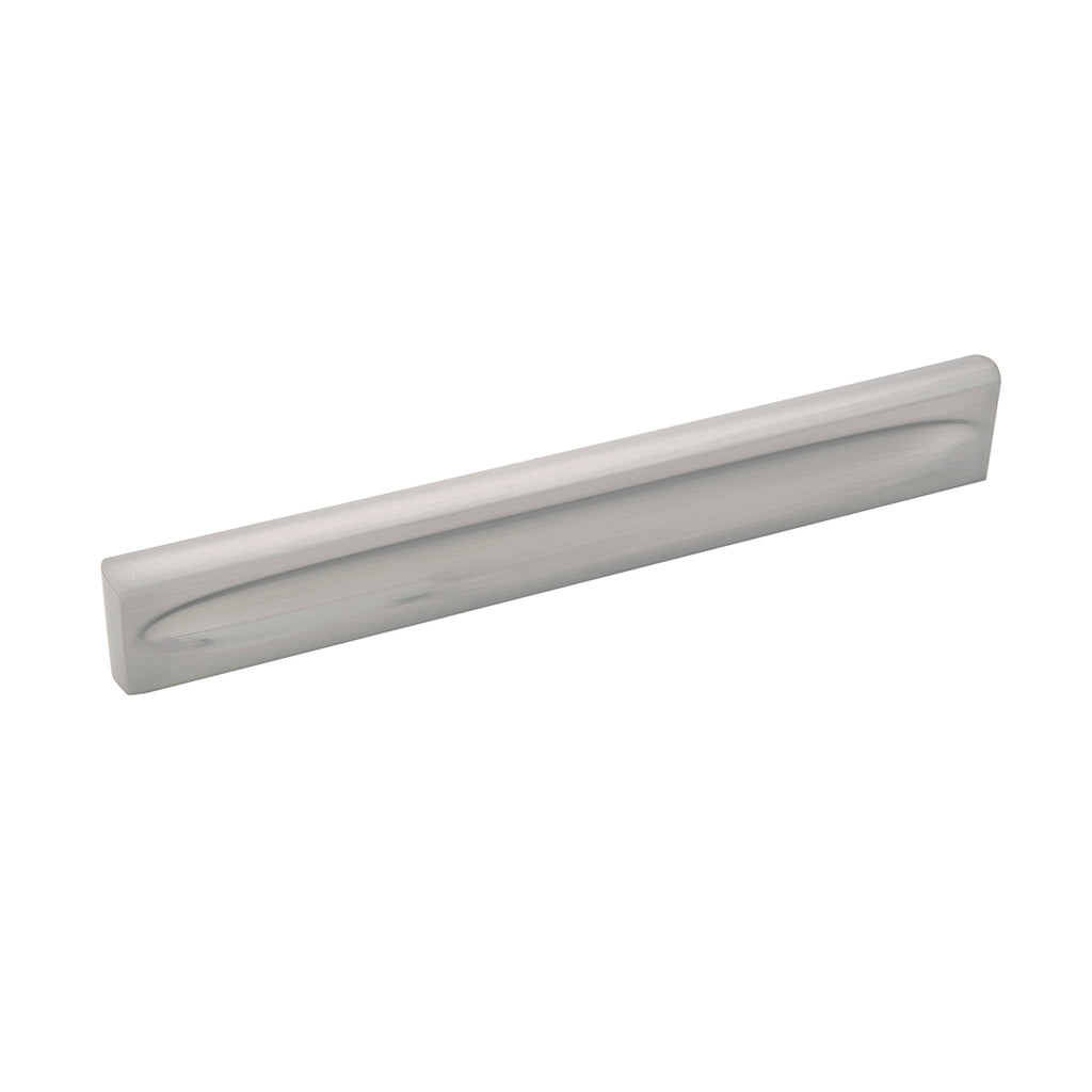 Ingot Collection Pull 6-5/16 Inch (160mm) Center to Center Satin Nickel Finish