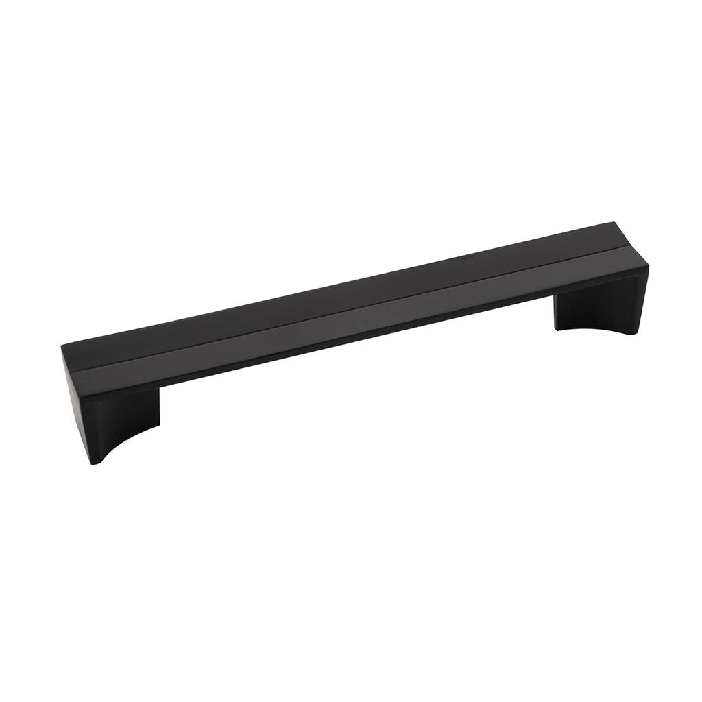 Avenue Collection Pull 6-5/16 Inch (160mm) Center to Center Matte Black Finish