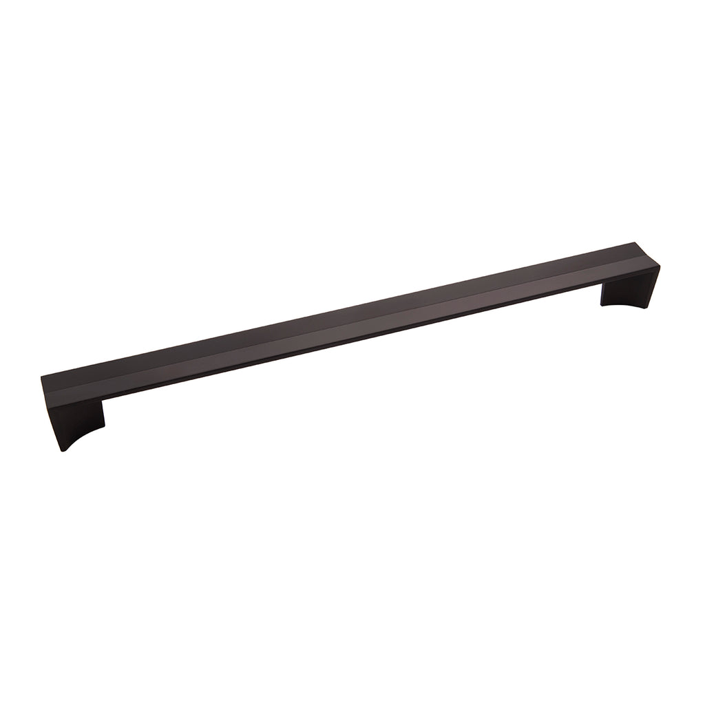 Avenue Collection Pull 12 Inch Center to Center Matte Black Finish