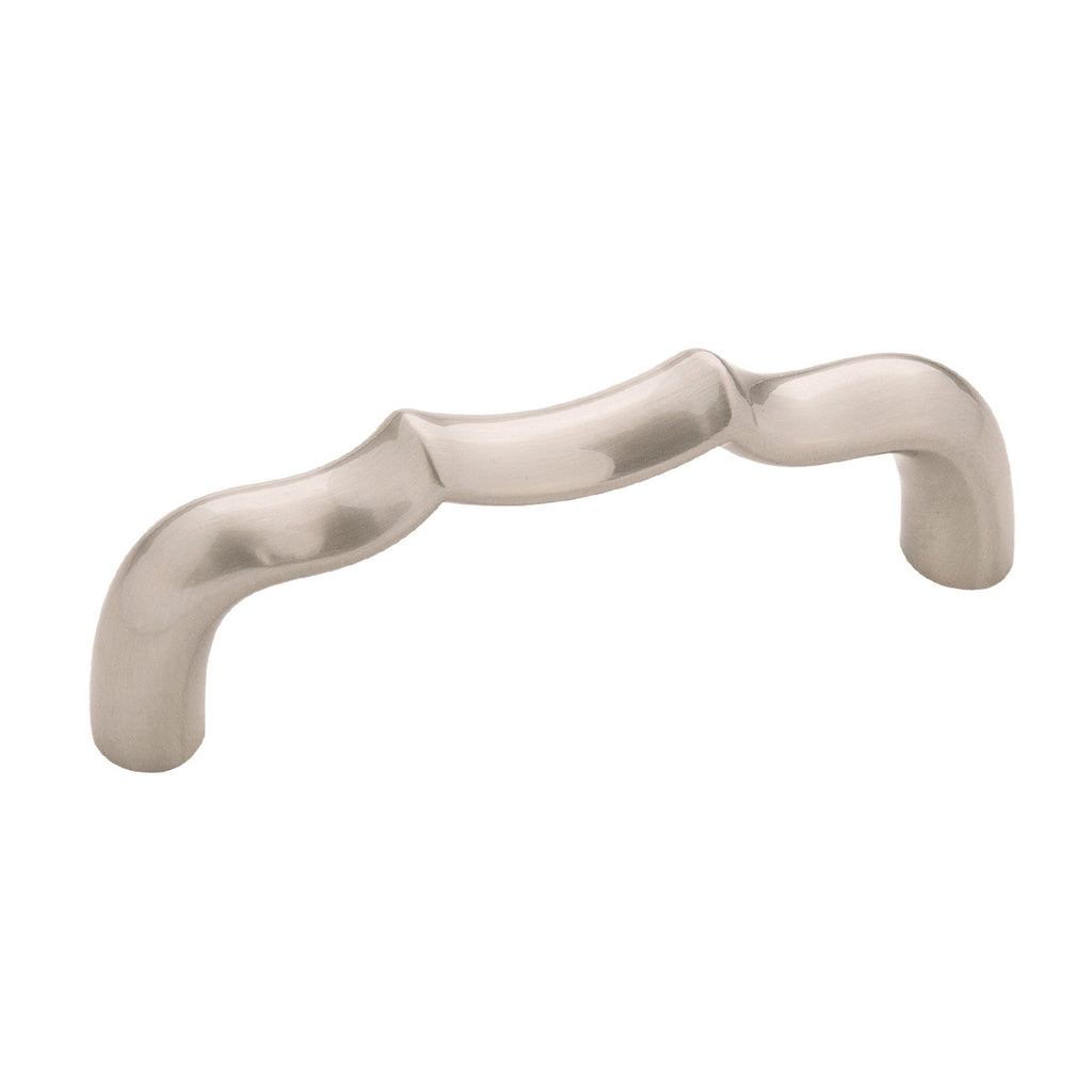 Trellis Collection Pull 3 Inch Center to Center Satin Nickel Finish
